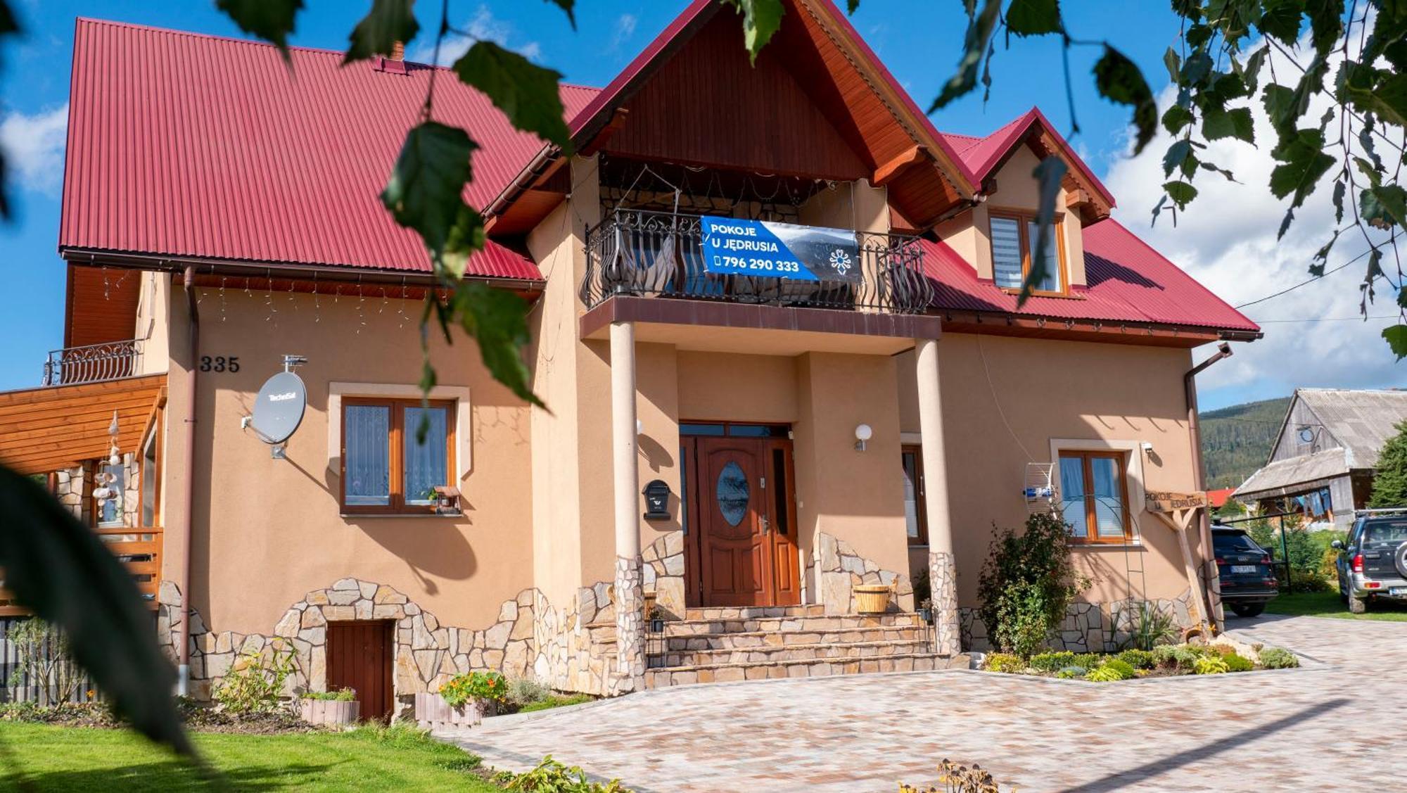 U Jedrusia Apartman Zubrzyca Gorna Kültér fotó